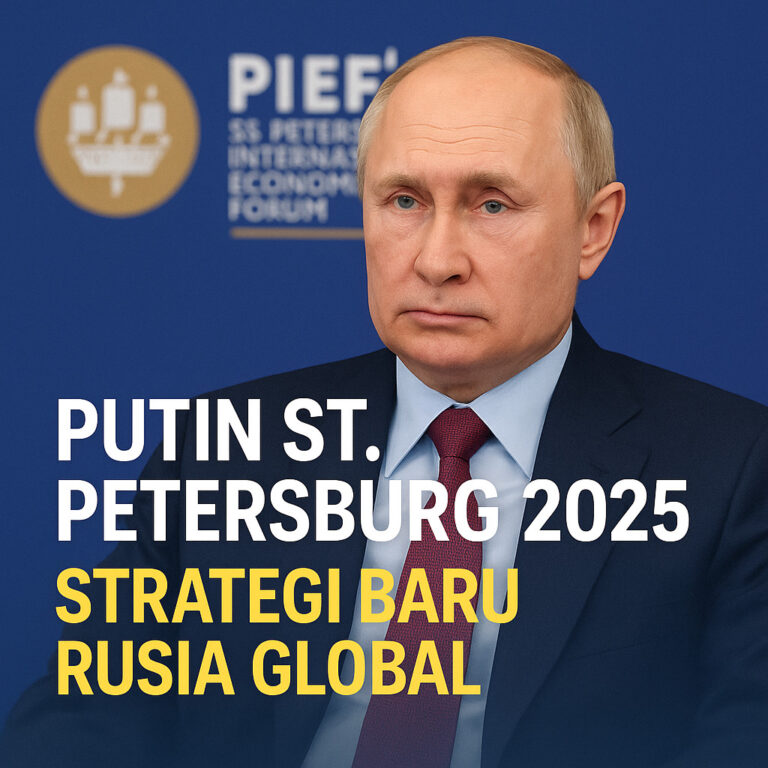 Putin di Forum Ekonomi St. Petersburg 2025