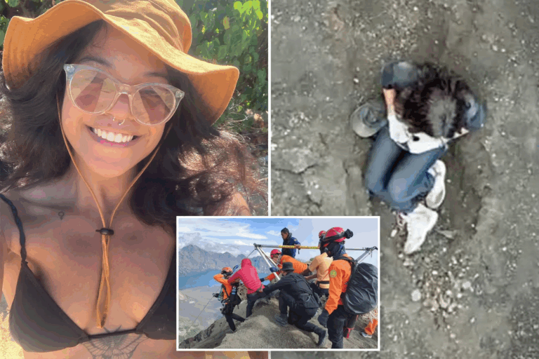 Tim SAR evakuasi jenazah pendaki Brasil Juliana Marins di Gunung Rinjani.