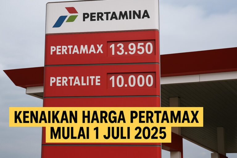 Papan harga BBM di SPBU Pertamina.